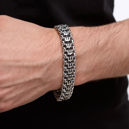 Balabinka Silver Bracelet Trident