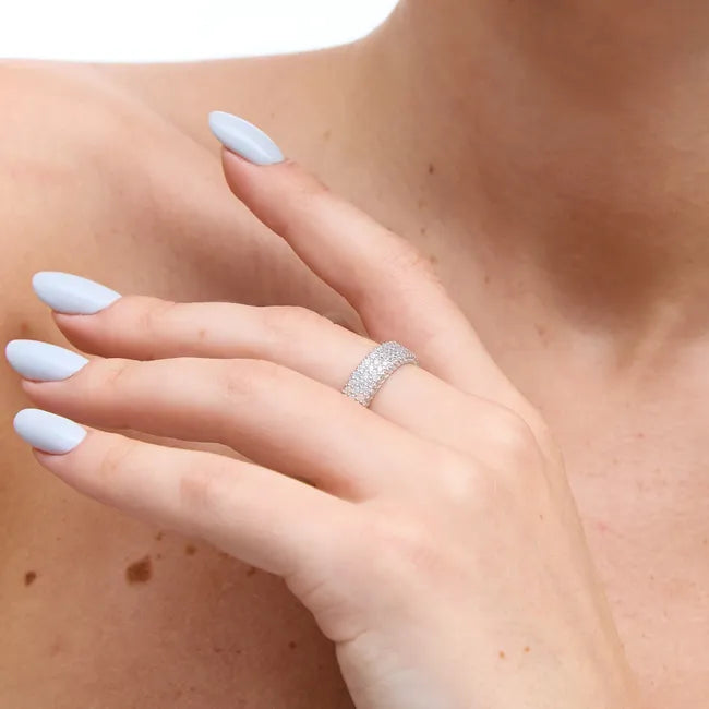 Balabinka Silver Ring Crystal