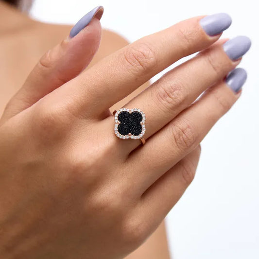 Balabinka Silver Ring Clover