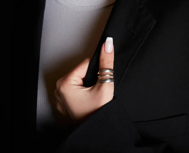 Balabinka Silver Ring Spiral