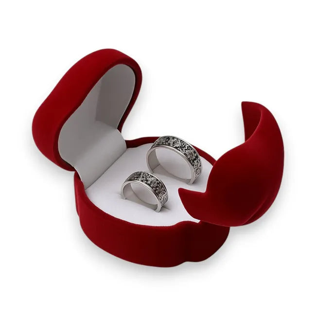 Elegant Balabinka Yin–Yang Ring Box