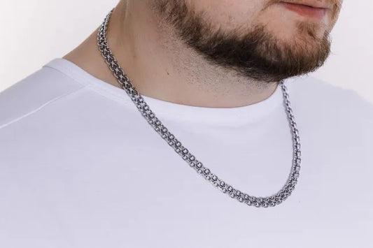 Balabinka Silver Chain Double Anchor