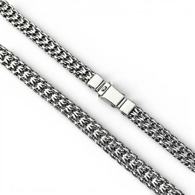 Balabinka Silver Trident Chain