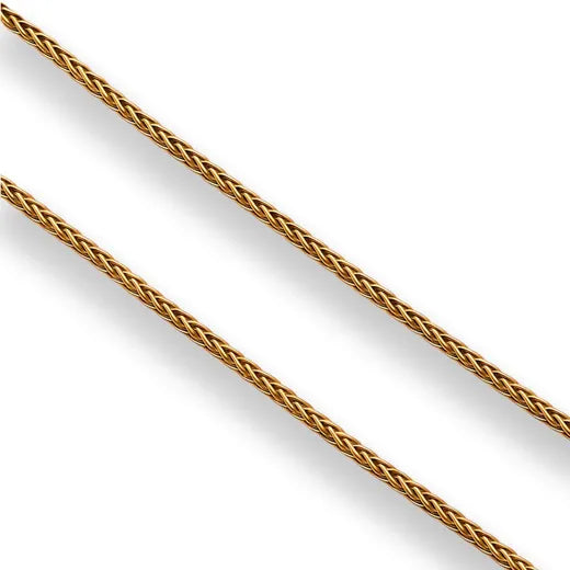 Balabinka Gold-Plated Silver Wheat Chain (Kolossok style)