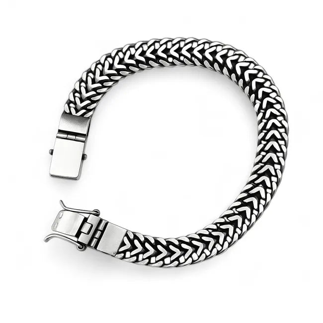 Balabinka Silver Bracelet Double Curb