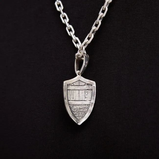 Balabinka Silver St. George Shield Pendant