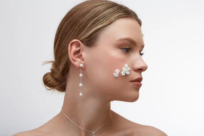 Balabinka Silver Dew Drop Earrings