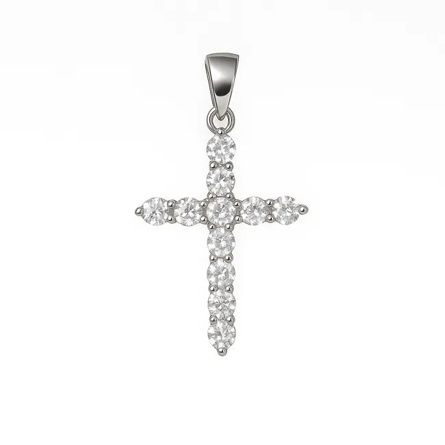 Balabinka Silver Cross Pendant “Triumph”