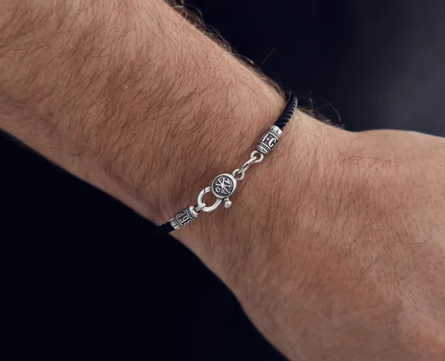 Balabinka Silver Thin Silk Bracelet Prayer