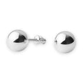 Balabinka Silver Ball Stud Earrings