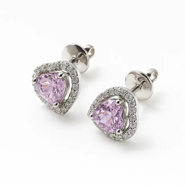 Balabinka Silver Earrings Marseille Heart