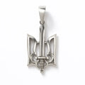 Balabinka Silver Pendant Tryzub Sword