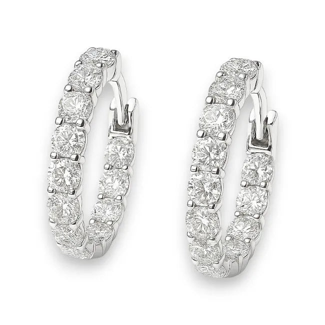 Balabinka Silver Hoop Earrings Mavka