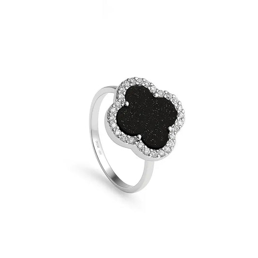 Balabinka Silver Ring Clover