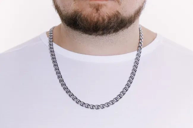 Balabinka Silver Flat Bismarck Chain