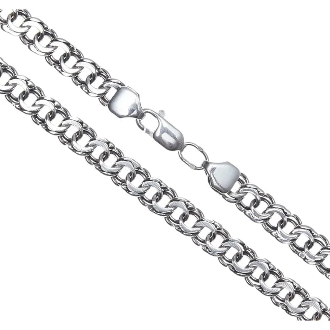 Balabinka Silver Flat Bismarck Chain
