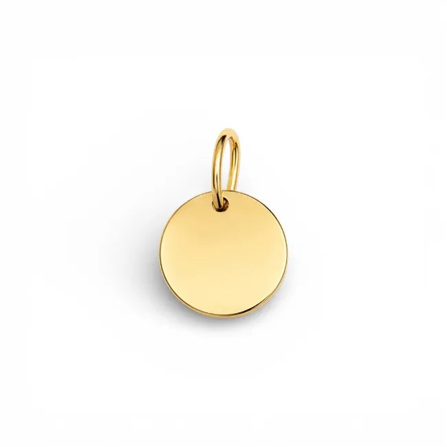 Balabinka Gold-Plated Silver Engraving Coin Pendant