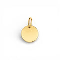 Balabinka Gold-Plated Silver Engraving Coin Pendant