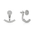 Balabinka Silver Jacket Earrings Tokyo
