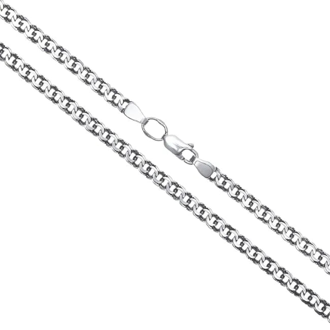 Balabinka Silver Flat Bismarck Chain
