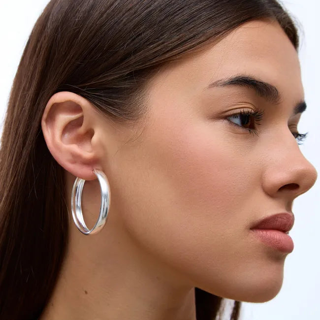 Balabinka Wide Congo Hoop Earrings