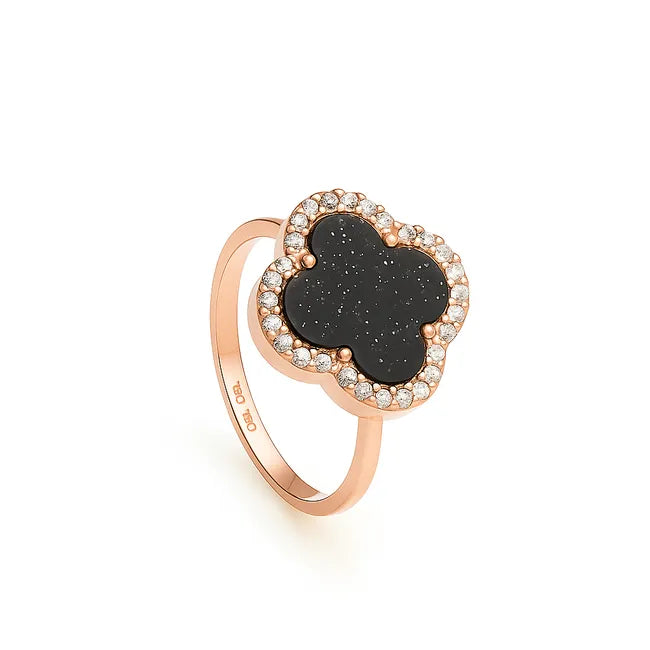 Balabinka Silver Ring Clover