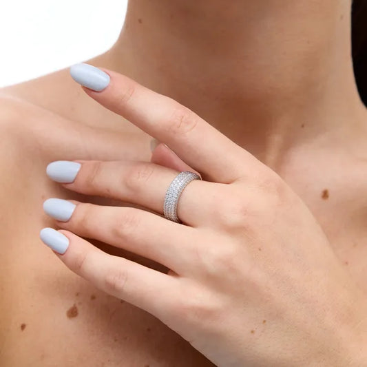 Balabinka Silver Ring Crystal