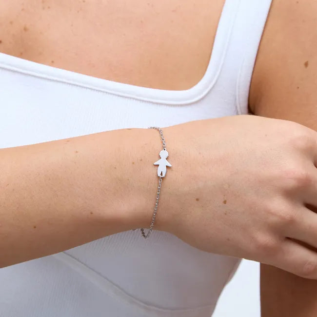 Balabinka Silver Engraving Bracelet Son