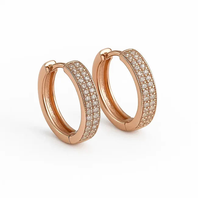 Balabinka Silver Earrings Crystal
