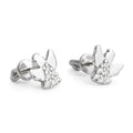 Balabinka Silver Angel Stud Earrings