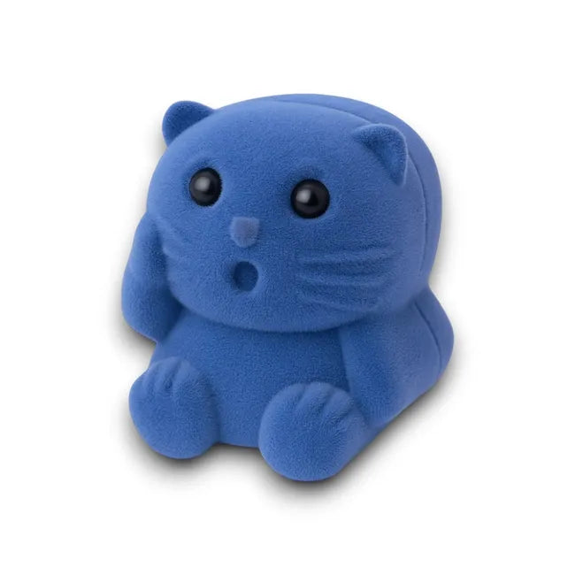 Balabinka Blue Cat Ring Box