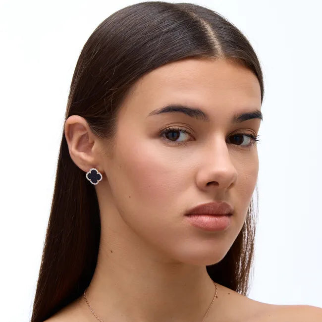 Balabinka Silver Earrings Clover