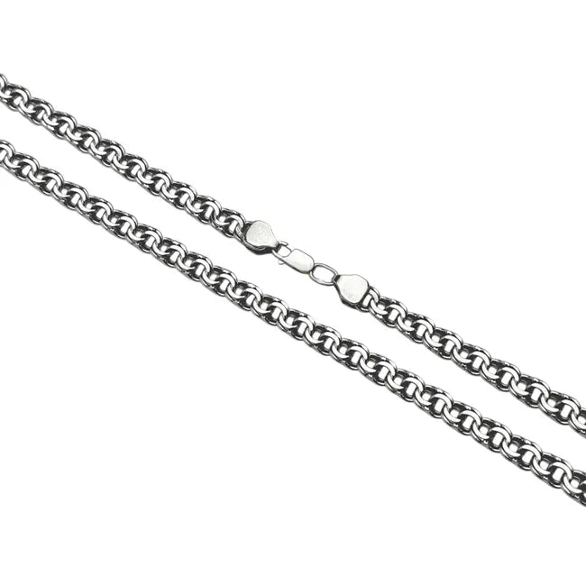 Balabinka Silver Flat Bismarck Chain