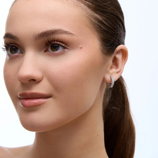 Balabinka Silver Earrings Crystal