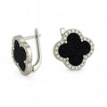 Balabinka Silver Earrings Clover