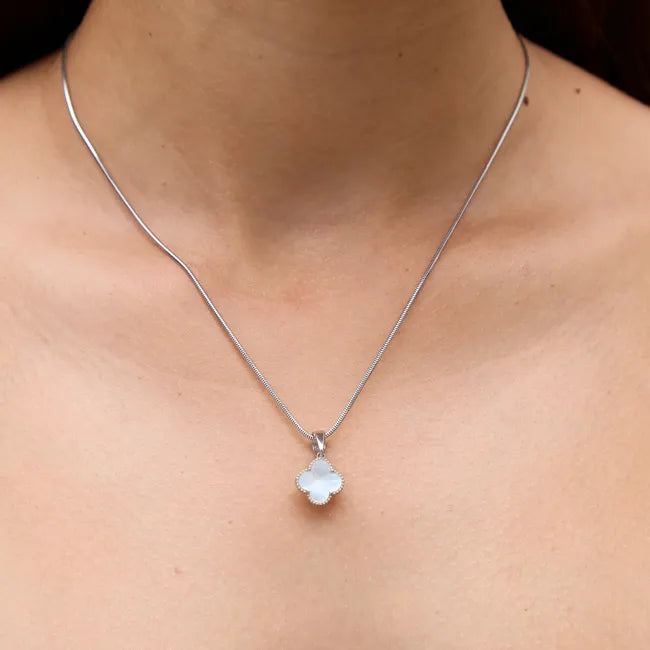 Balabinka Silver Pendant Clover