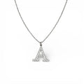 Balabinka Silver Letter A Necklace