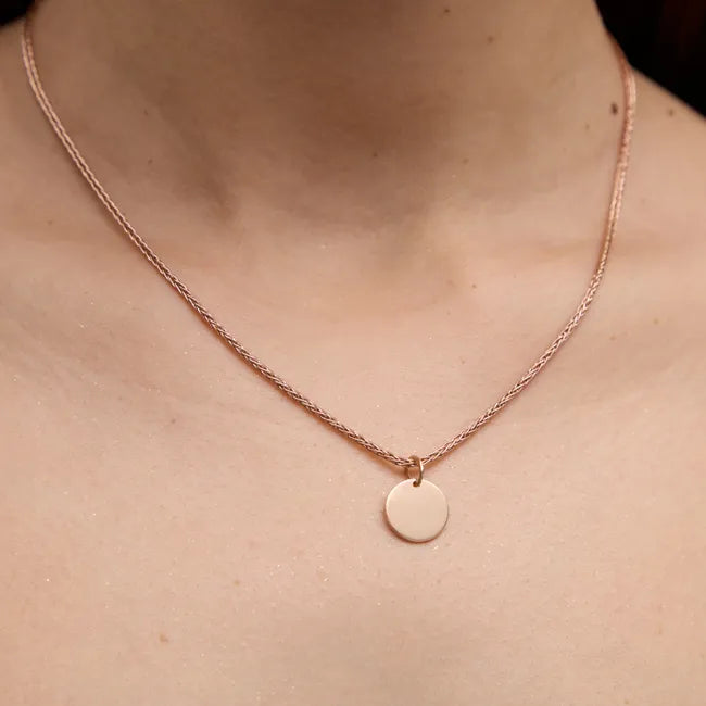 Balabinka Gold-Plated Silver Engraving Coin Pendant