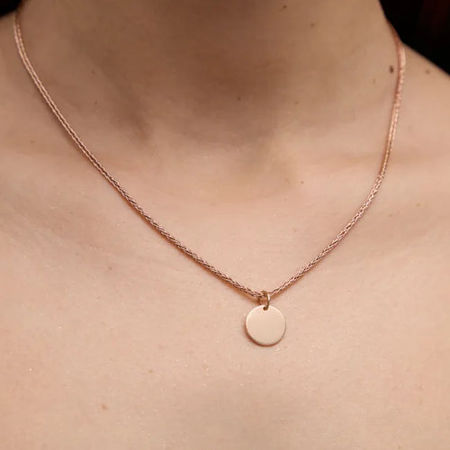Balabinka Gold-Plated Silver Engraving Coin Pendant