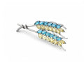 Balabinka Silver Wheat Spike Pin (Large)