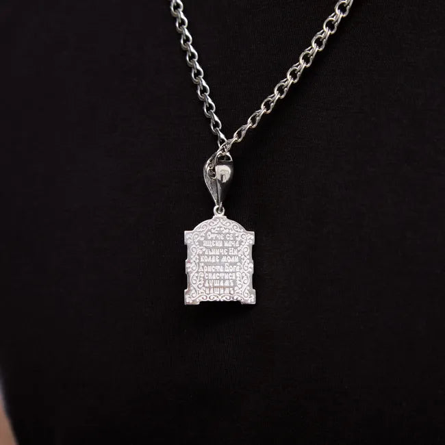 Balabinka Saint Nicholas Silver Pendant