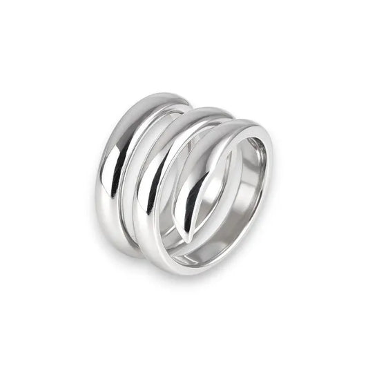 Balabinka Silver Ring Spiral