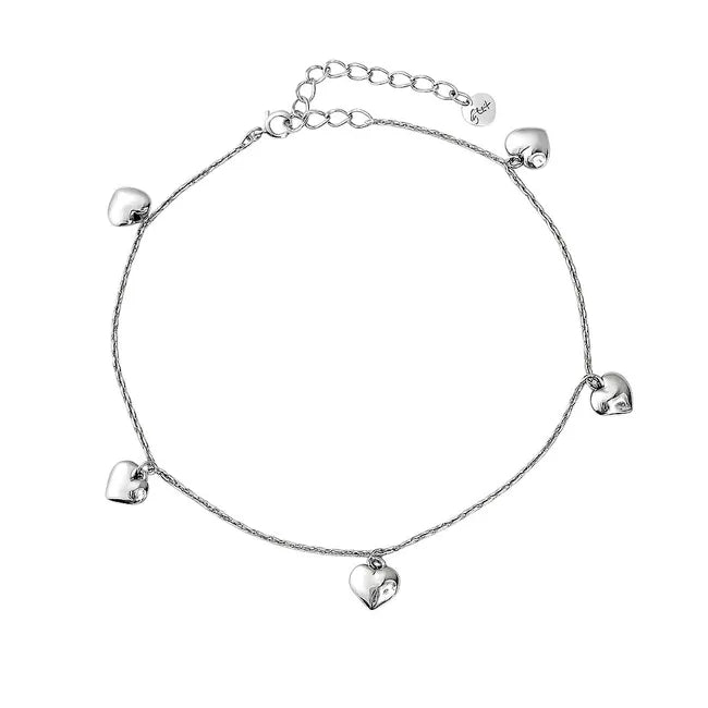 Balabinka Silver Hearts Bracelet
