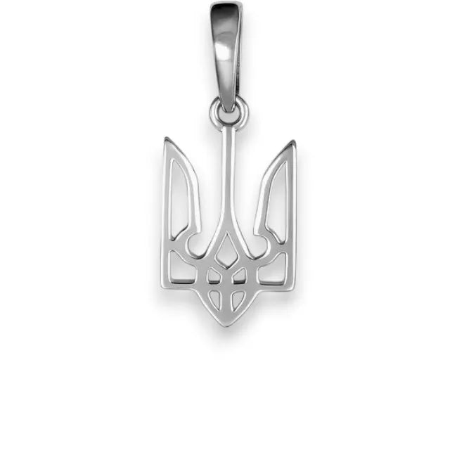 Balabinka Silver Pendant Tryzub