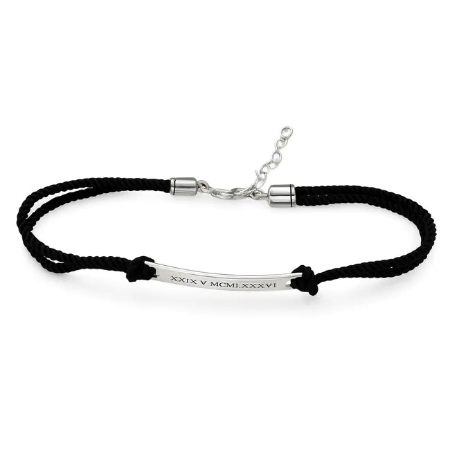 Balabinka Silk Bracelet with Silver Plate