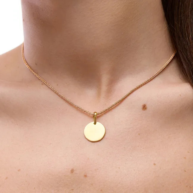 Balabinka Gold-Plated Silver Coin Pendant