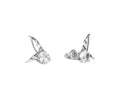 Balabinka Silver Wing Stud Earrings (Small Wings)