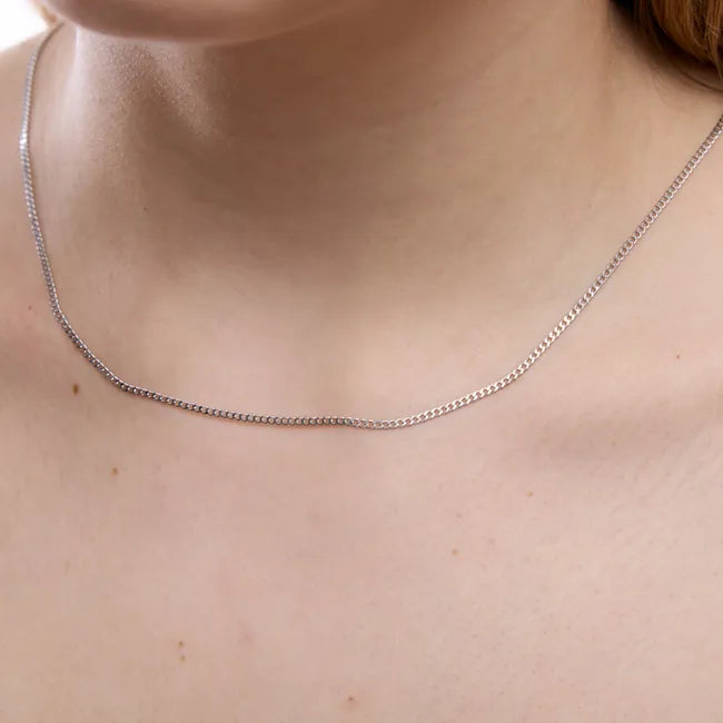 Balabinka Silver Curb Chain