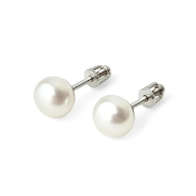 Balabinka Silver Pearl Earrings
