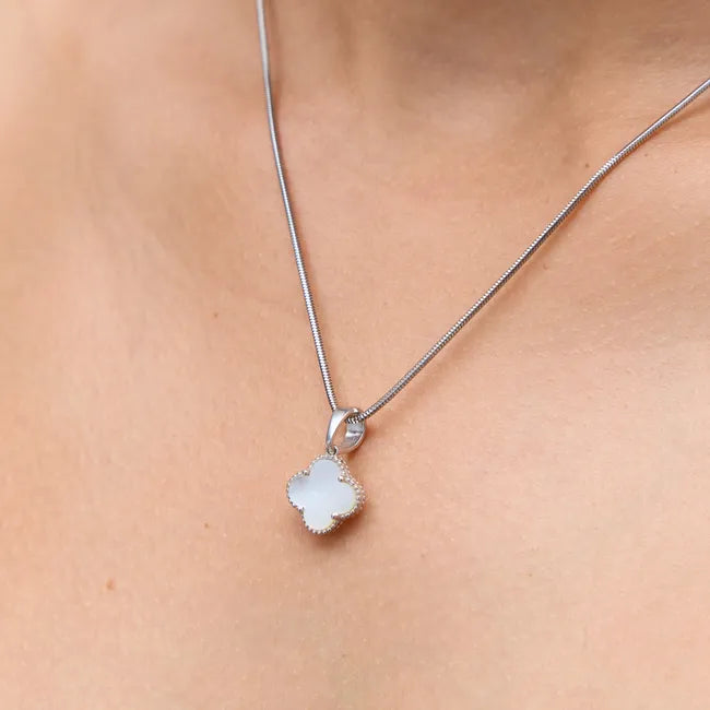 Balabinka Silver Pendant Clover